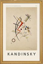 JUNIQE - Poster met houten lijst Kandinsky - Annual Gift for the