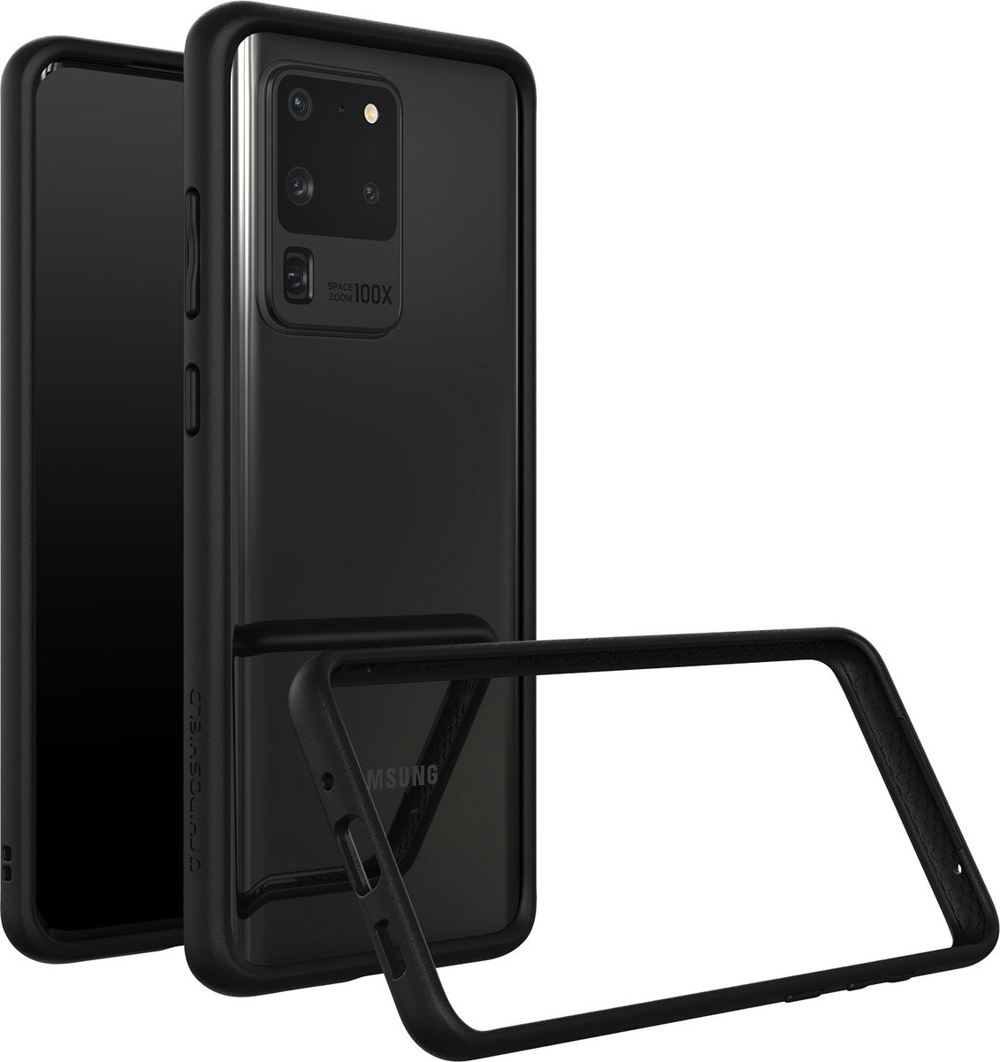 RhinoShield CrashGuard Samsung Galaxy S20 Ultra Hoesje Bumper Zwart