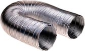 Slang afvoerslang aluminium - 3 meter - 110mm - flexibele aluminium afvoerslang voor oa. airco, afzuigkap