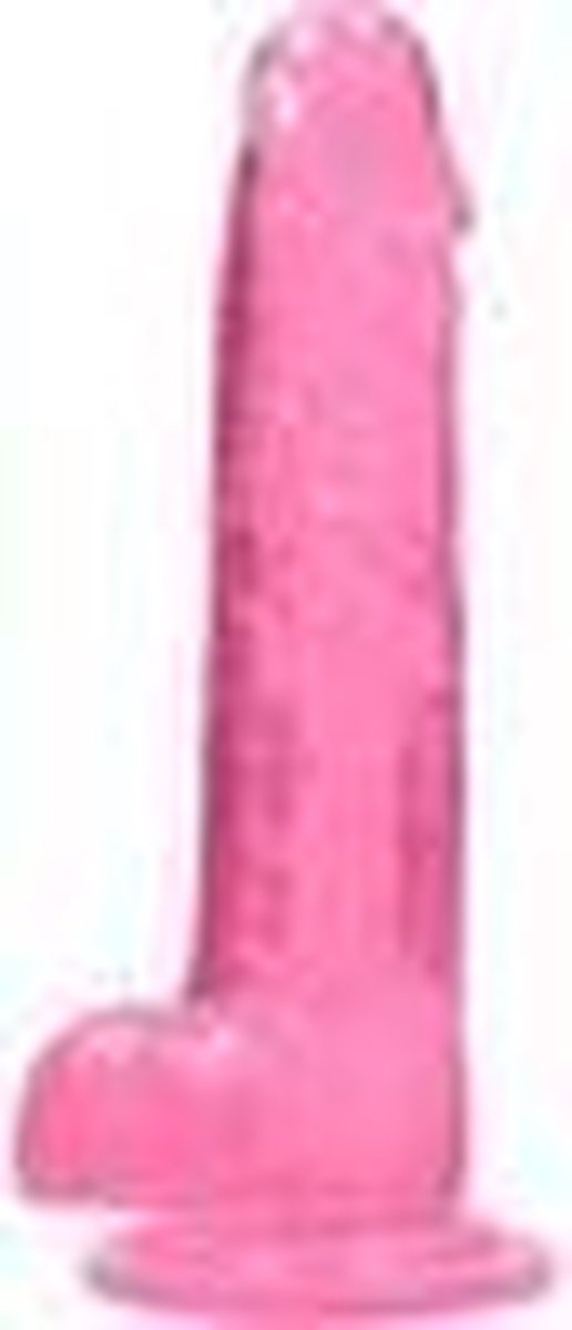 Goedkoopste 6 / 15 cm Realistic Dildo With Balls - Pink