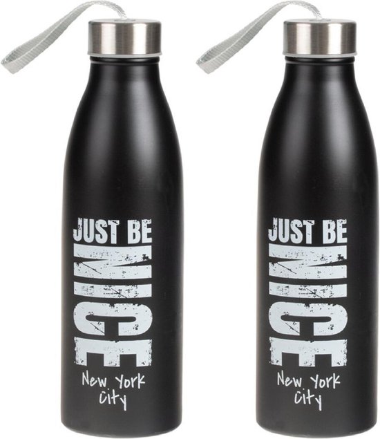 Dopper Insulated Drinkfles Blazing Back (580 ml)- zwart