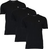 Donnay T-shirt - 3 Pack - Sportshirt - Heren - Maat M - Zwart