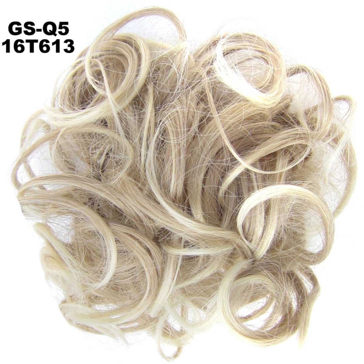 Haar Wrap, Brazilian hairextensions knotje blond 16T613#