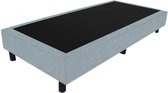 Bedworld Boxspring 100x200 - Linnenlook - Licht blauw (S72)
