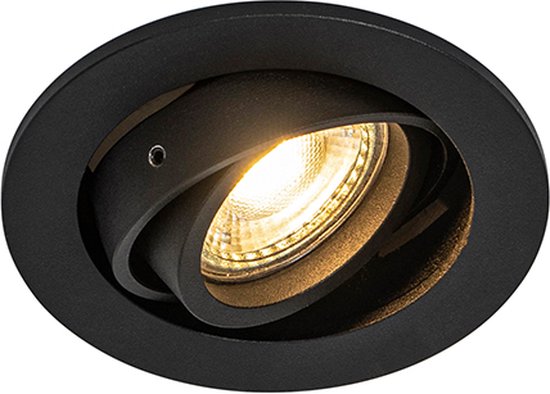 Zwarte lamp gouden binnenkant - Spotjes kopen? | Korting tot 57