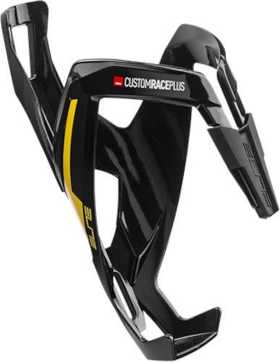 Elite Bidonhouder Custom Race Plus 18,4 Cm Frp Zwart/geel