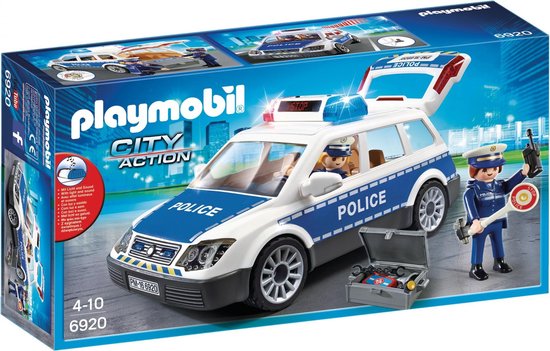 PLAYMOBIL City Action Politiepatrouille met licht en geluid - 6920 - PLAYMOBIL