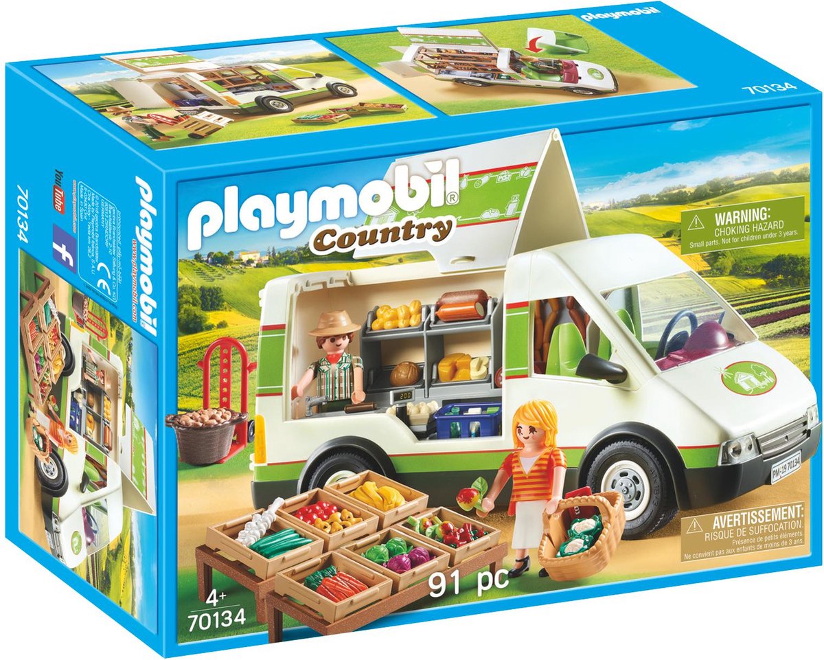 Bol.com PLAYMOBIL Country Marktkraamwagen - 70134 aanbieding