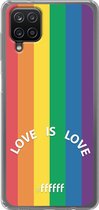 6F hoesje - geschikt voor Samsung Galaxy A12 - Transparant TPU Case - #LGBT - Love Is Love #ffffff