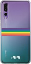 6F hoesje - geschikt voor Huawei P30 -  Transparant TPU Case - #LGBT - Horizontal #ffffff