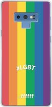 6F hoesje - geschikt voor Samsung Galaxy Note 9 -  Transparant TPU Case - #LGBT - #LGBT #ffffff