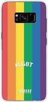 6F hoesje - geschikt voor Samsung Galaxy S8 -  Transparant TPU Case - #LGBT - #LGBT #ffffff