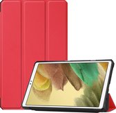 Tablet Hoes geschikt voor Samsung Galaxy Tab A7 Lite - 8.7 inch - TPU Tri-Fold Book Case - Rood