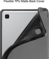 Tablet Hoes geschikt voor Samsung Galaxy Tab A7 Lite - 8.7 inch - TPU Tri-Fold Book Case - Grijs