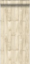 ESTAhome behang houtlook beige - 137743 - 53 cm x 10,05 m