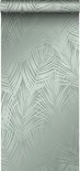 Origin Wallcoverings behang palmbladeren vergrijsd groen - 347709 - 0,53 x 10,05 m