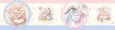 Disney zelfklevende behangrand Winnie de Poeh roze, geel en blauw - 600045 - 10 x 500 cm
