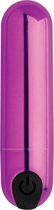 XR Brands Vibrating Metal Bullet with 10 Speeds purple