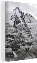Canvas Schilderij Het Europese Nationaal Park Hohe Tauern in Oostenrijk - 80x120 cm - Wanddecoratie