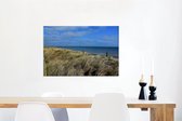 Les dunes françaises de la plage d'Utah Beach en Europe Toile 60x40 cm - Tirage photo sur toile (Décoration murale salon / chambre)