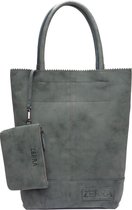Zebra Trends Schoudertas Natural Bag Kartel - blauw
