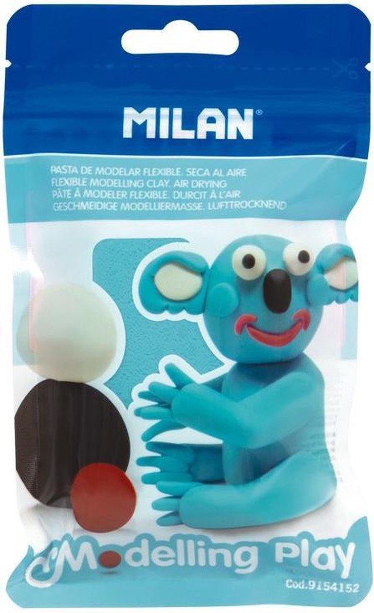 Milan Air-Dry Klei Klei 100g Blauw - Zelfhardend