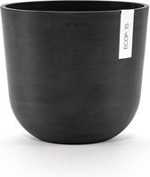 ECOPOTS Oslo met waterreservoir - antraciet Ø 25 cm