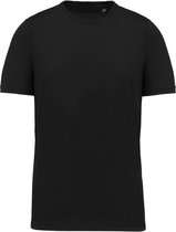 Kariban Heren Katoen Bemanningslid Hals T-Shirt (Zwart)