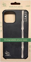 LEAFF Suikerriet Back Cover Softcase Hoesje voor iPhone 12 Mini -Duurzaam Volledig Composteerbaar Zwart