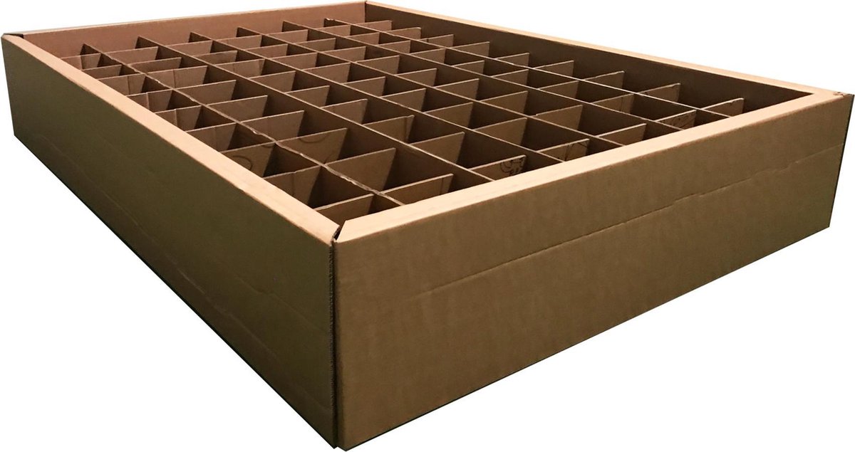 Kartonnen Bed Frame met rand - Duurzaam Karton - Hobbykarton - KarTent - 120x200 (matrasmaat)