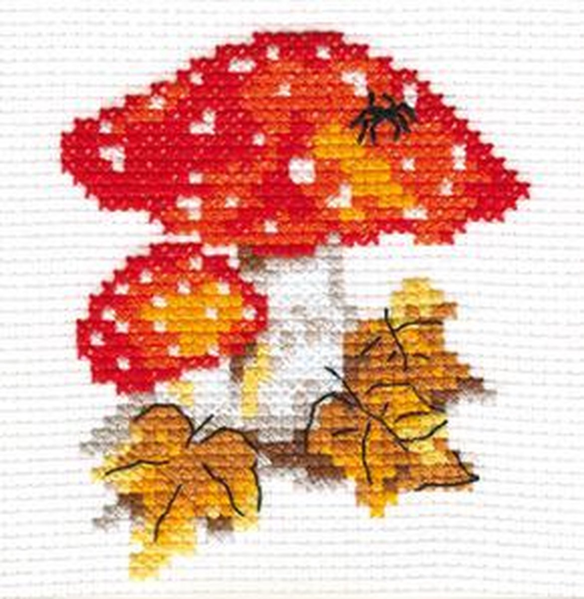 Borduurpakket Paddestoelen - Alisa
