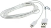 Goobay Lightning naar USB kabel - wit - 2 meter
