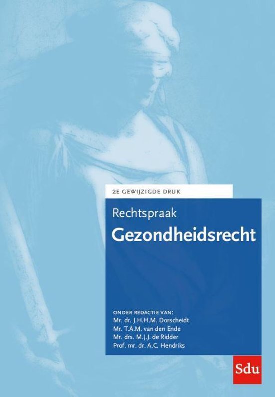Rechtspraakreeks - Rechtspraak Gezondheidsrecht - cover