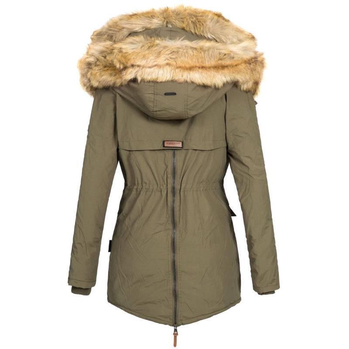 Navahoo Winterjas Dames Parka Met Capuchon En Bontkraag - Warm Gevoerd Model B869