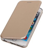 Slim Folio Case - Book Case Telefoonhoesje - Folio Flip Hoesje - Geschikt voor iPhone 6 Plus - Goud