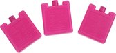 Summit Koelelementen 7 X 8 X 1,5 Cm Roze 100 Gram 3 Stuks