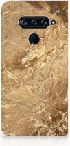 LG V40 Thinq Standcase Marble Beige