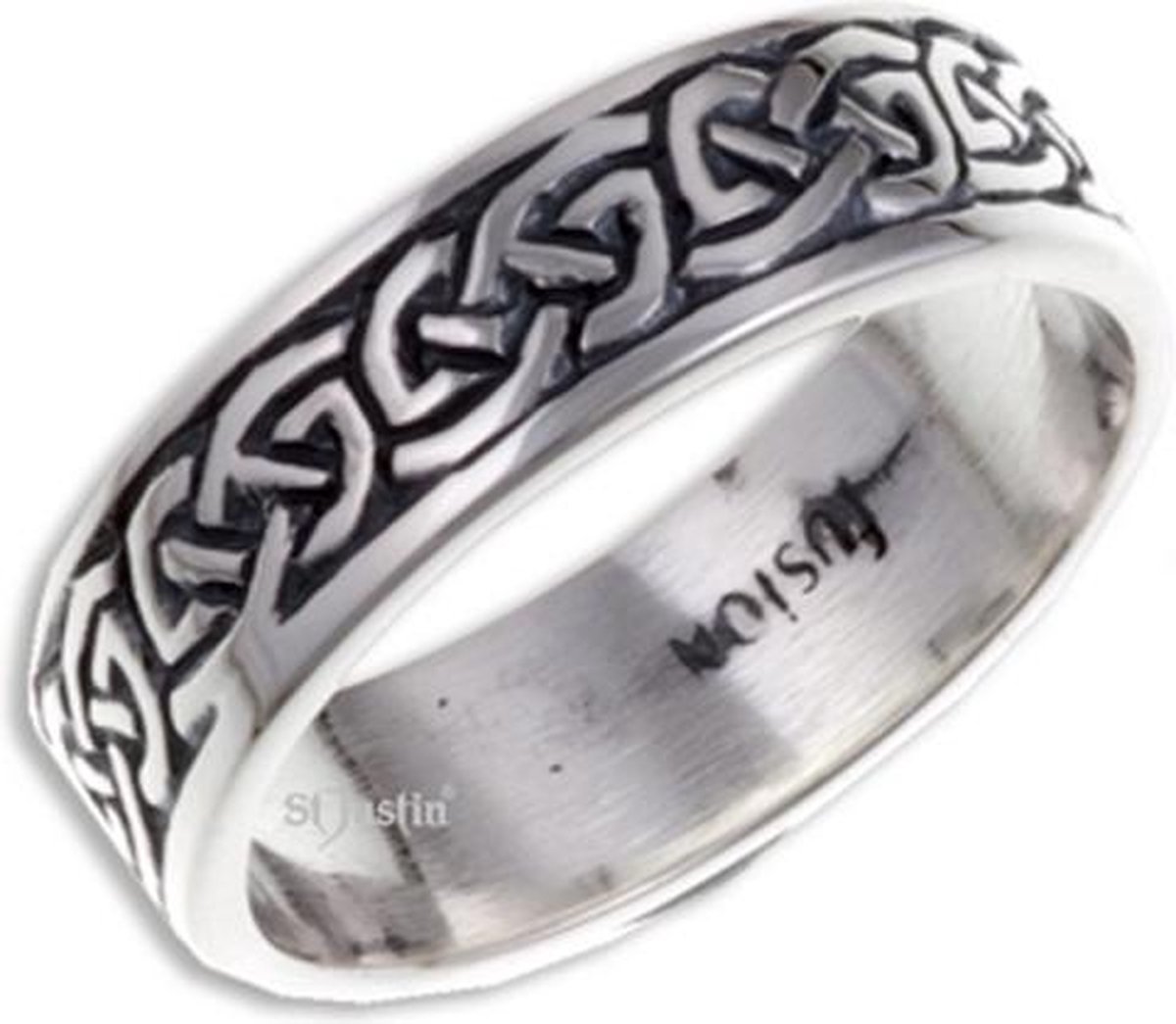 Endless Knot (Narrow) Zilveren Ring - Maat 57 (18,1 mm)(SR902.57)