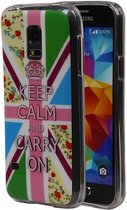 Keizerskroon TPU Backcover Case Hoesje voor Galaxy S5 mini G800F