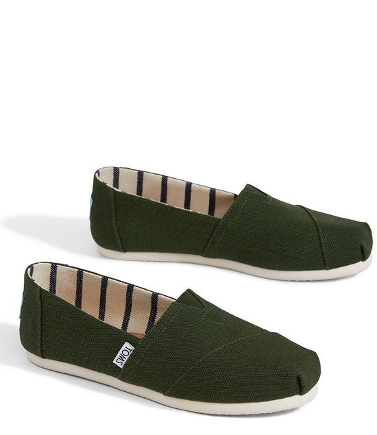 TOMS Mannen Espadrilles Alpargata rope Groen - Schoenen.nl
