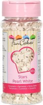 FunCakes Sterren Parelmoer Wit 60g