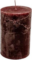 Stompkaars wine red - KaarsenKerstkaarsen - Paraffine - 10x15cm