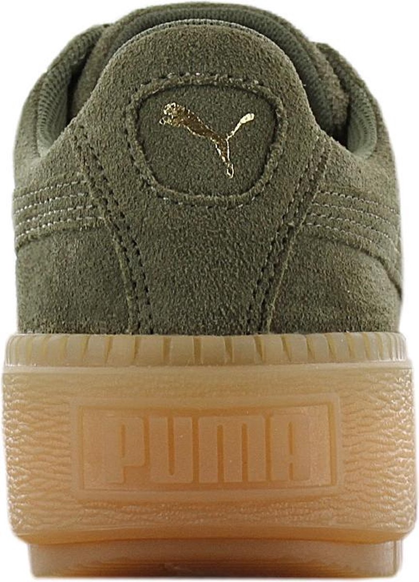 Puma Suede Platform Rugged WNs Groen | bol.com