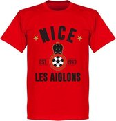 OGC Nice Established T-Shirt - Rood - 4XL