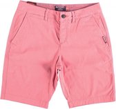 Superdry stevig zacht twill katoen chino stretch short pomegranate - Maat  W28