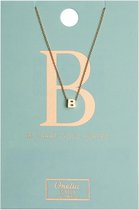 Orelia letter ketting B goudkleurig