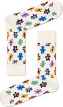 Happy Socks Teddybear Sokken | Wit | Maat 41-46
