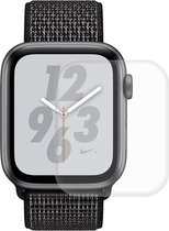 By Qubix Apple watch screen protector - Geschikt voor alle 44mm apple watch series en Nike+ - Transparant - Apple watch screen protector - Zeer stevig!