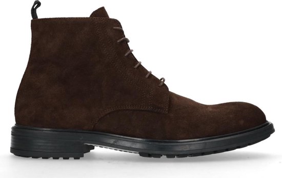 | Manfield Heren Bruine veterboots van suède Bruine veterboots van suède Heren | MANFIELD