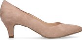 Manfield - Dames - Suède pumps nude roze - Maat 36